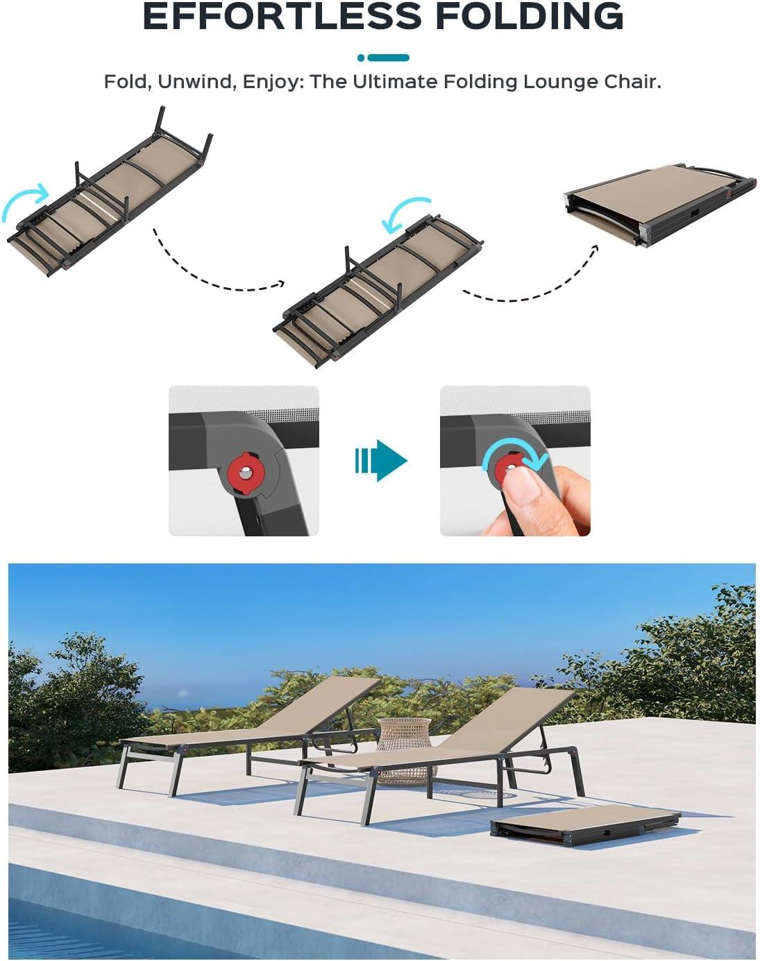 Our Take on the Aluminum Chaise Lounge: Foldable Comfort Outdoors