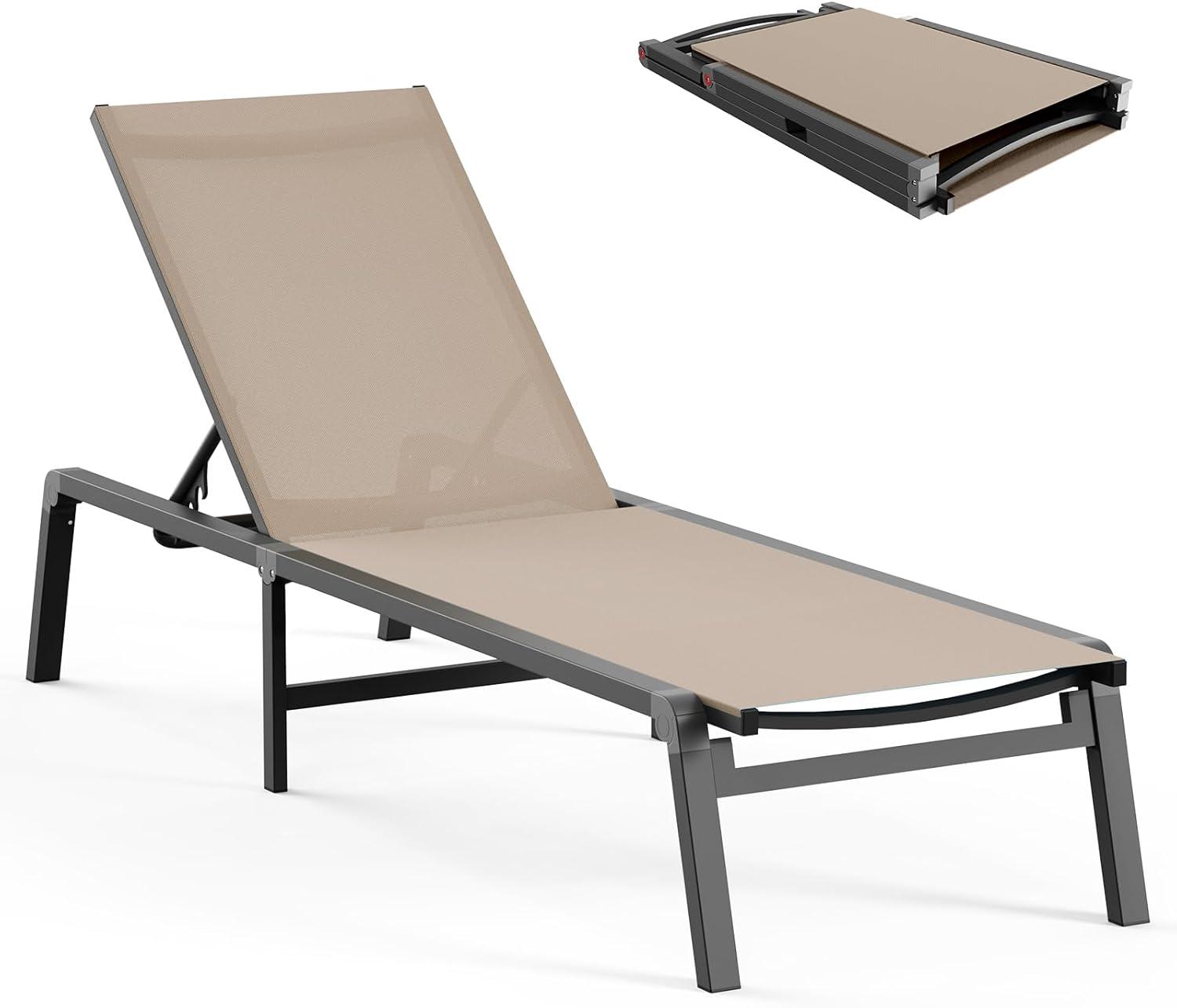 Our Take on the Aluminum Chaise Lounge: Foldable Comfort Outdoors