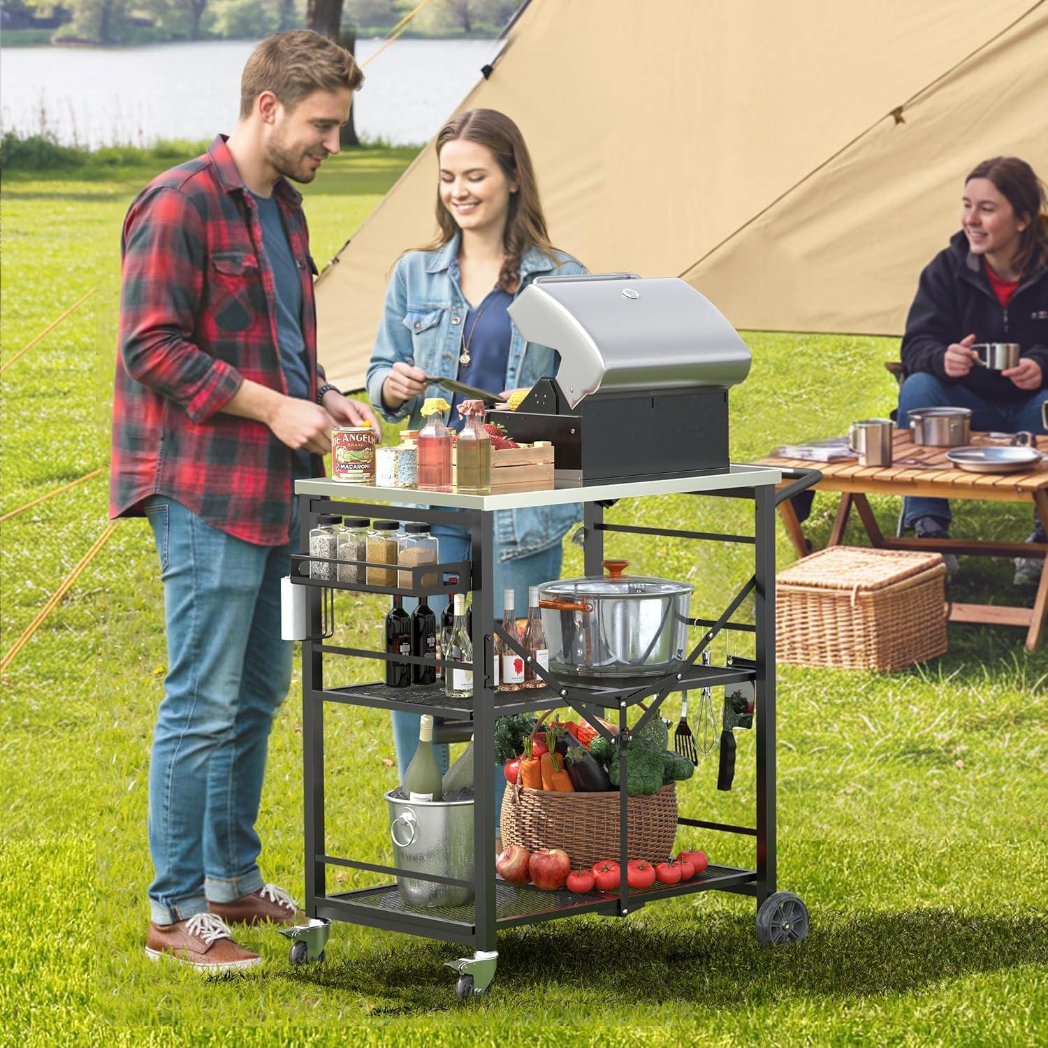 Our Take on the Ciokea Folding Grill Cart: Versatile and Portable!